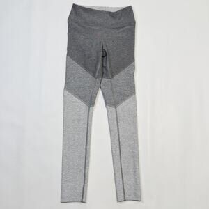 Outdoor Voices Leggings Womens XS Gray Colorblock High Rise Yoga Full Length